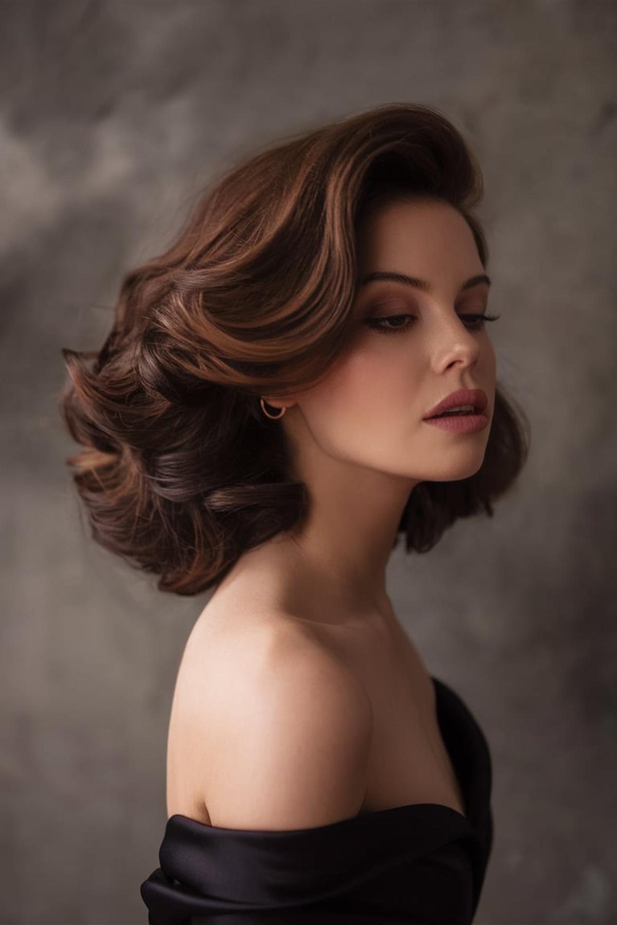 24 timeless hairstyles for strapless dresses that wow