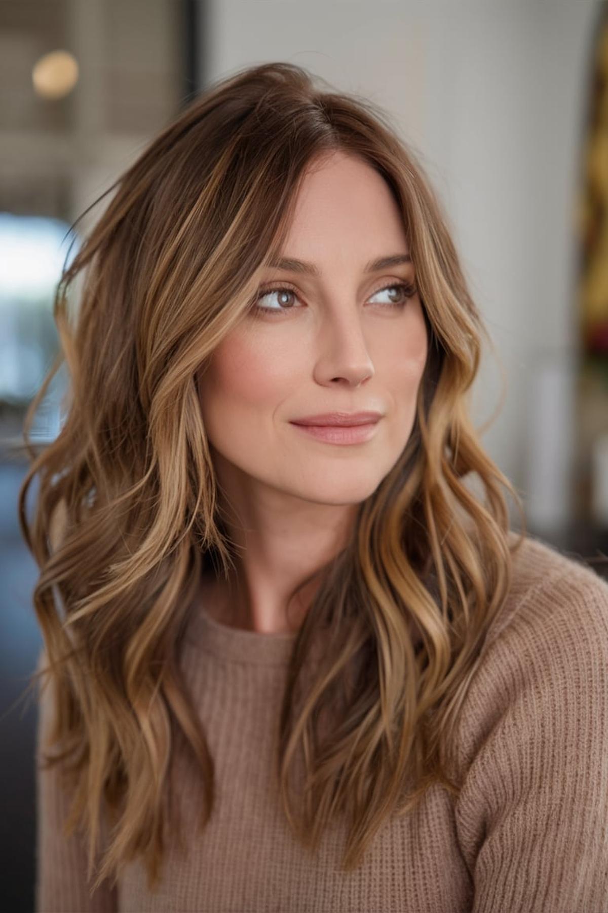 20 beautiful ideas for fall highlights on brown hair