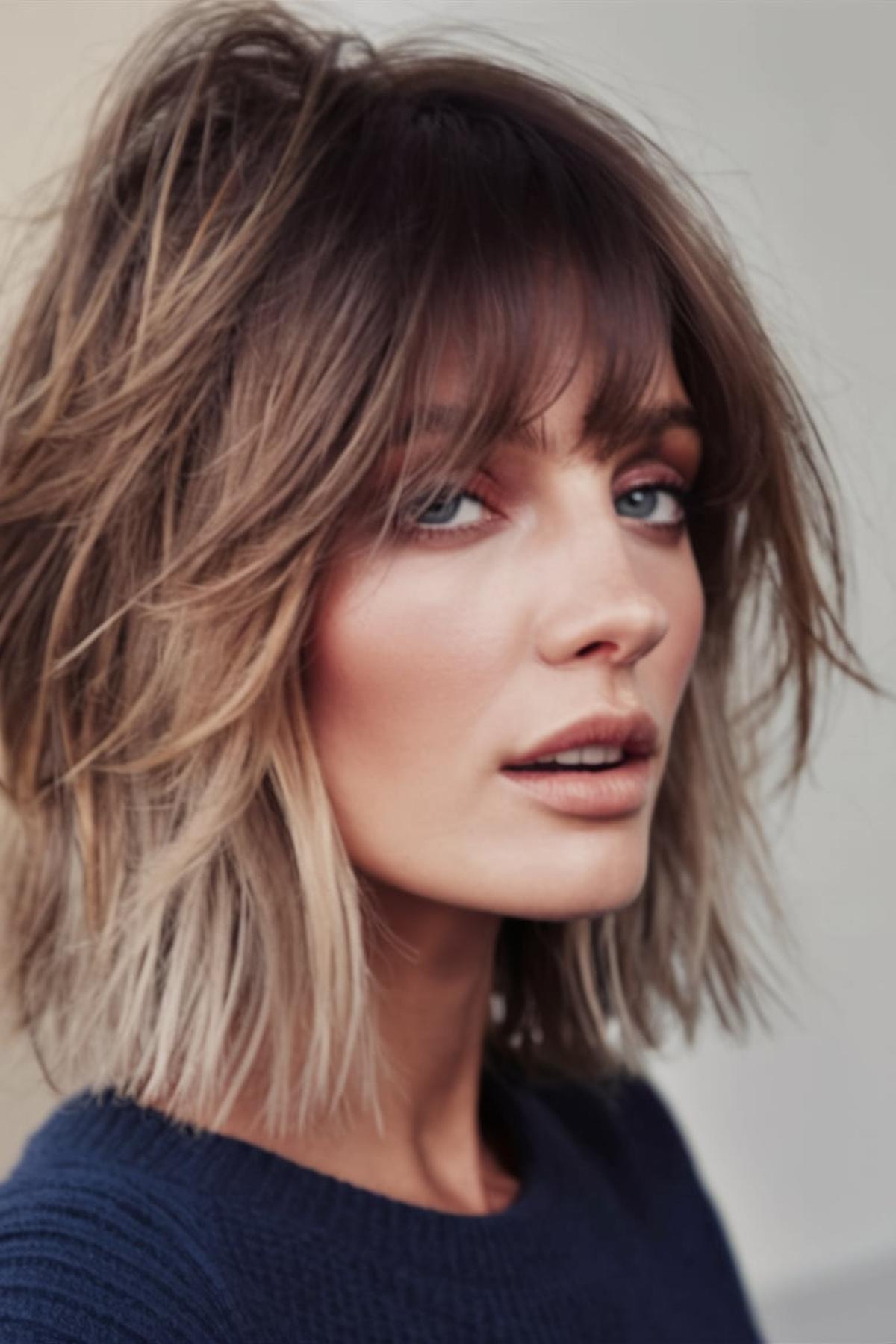 Why these 19 face framing highlights with bangs ideas are the hottest hair trend