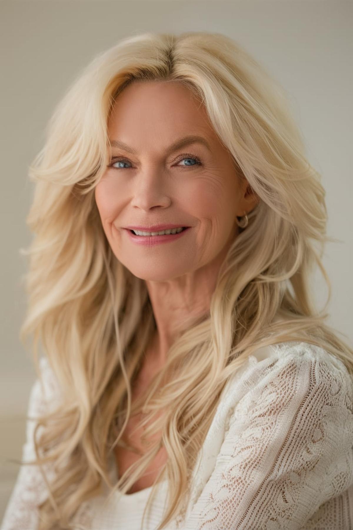 27 best long hairstyles for women over 50